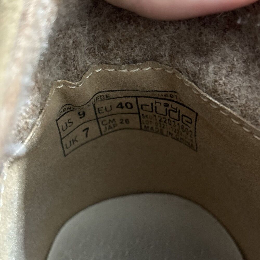 Size 9 Hey Dude Vic Suede Shadow Grey Slip On Boots Casual Comfort - Picture 11 of 12